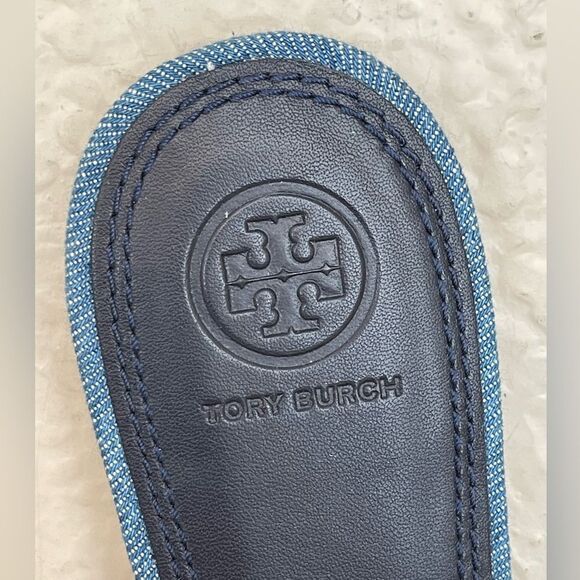 TORY BURCH Annabelle Bow Slides Size 9.5 - Picture 13 of 14